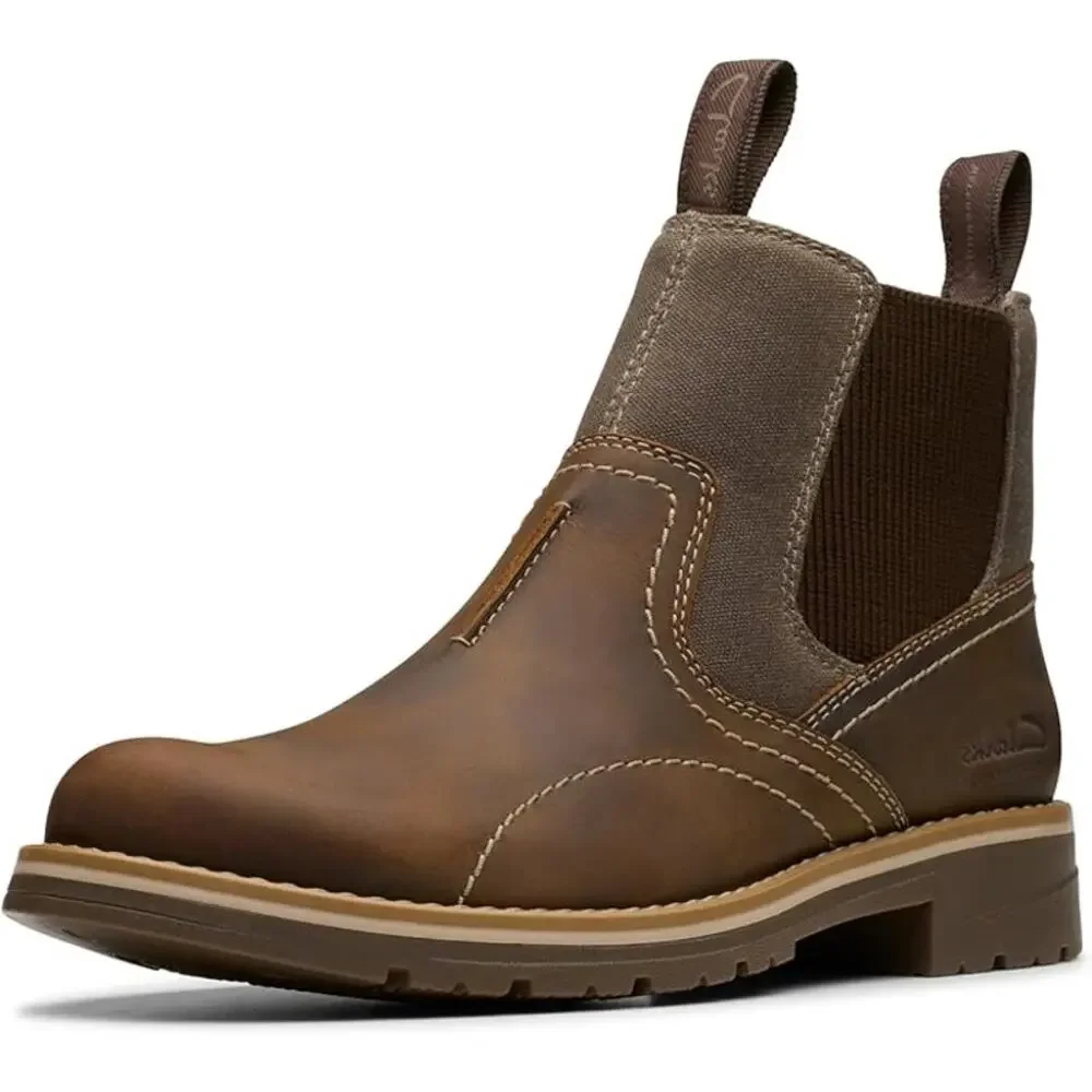 Clarks Men's Morris Easy Waterproof Ankle‎ Boot, Beeswax Leather, 9.5